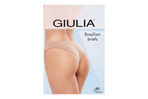 Труси жіночі Giulia Brasilian white S/M