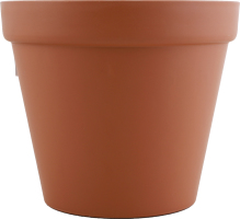 Горщик д/квітів PP GLINKA 19 см теракотовий DGA19-R624 И466 (Польща)