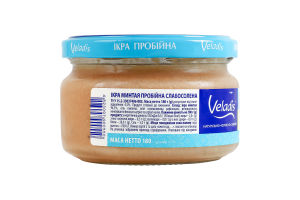 Икра минтая пробойная Veladis сл/с с/б 180г