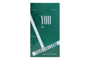 Туалетна вода Ю енд йор фрідом д/чоловіків 110мл Аромат