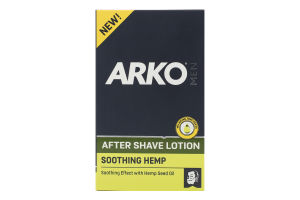 Лосьйон після гоління з олією насіння конопель Soothing hemp Arko Men 100мл