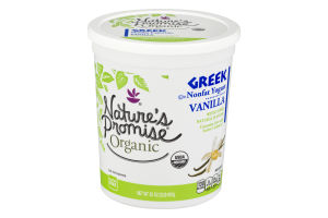 Nature's Promise Organic Greek Nonfat Yogurt Vanilla