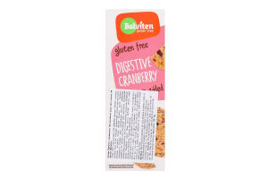 Печиво без глютену з журавлиною Cranberry Digestive Balviten к/у 150г