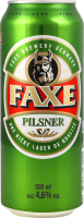 Пиво Faxe Pilsner світле фільтроване з/б