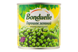 Горошек зеленый консервированный стерилизованный Bonduelle ж/б 400г