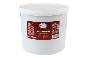 Кетчуп пастеризований Шашличний класичний Руна відро 5.7кг