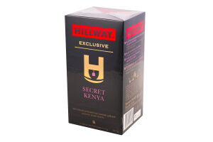Чай черный байховый мелкий Secret Kenya Exclusive Hillway в/с к/у 25х2г