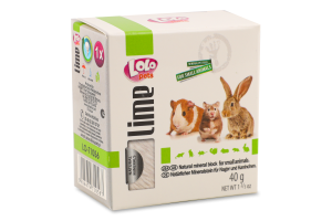 Камінь мінеральний д/гризунів з кальцієм 40г Lolo Pets