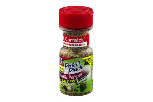 McCormick Perfect Pinch Garlic Pepper Salt Free