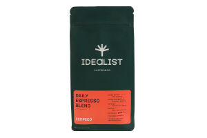 Кава смажена в зернах Daily espresso blend Idealist Coffee&Co. м/у 250г
