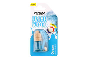 Ароматизатор д/авто Fresh Wood Ocean 4мл блістер Winso
