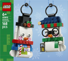 Конструктор для детей от 6лет №40812 Snowman ornaments Lego 168эл