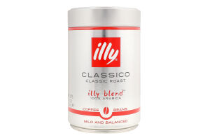 Кава смажена в зернах Сlassico Illy з/б 250г