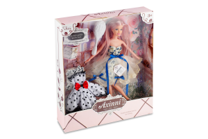 Кукла для детей от 3лет №900286 Красавица с 2 платьями Axinni 1шт