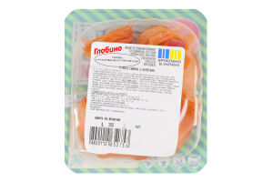 Слайси м'ясні з курятини На ходу Глобино лоток 50г