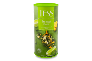 Чай Tropical Mojito зелений 90г тубус Tess
