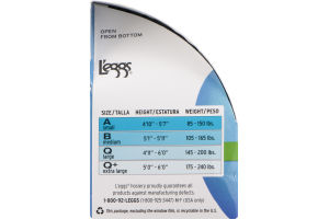 L'eggs Sheer Energy Medium Support Leg Sheer Panty Q Off Black