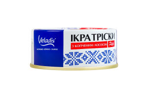 Икра трески с копченым лососем пастеризованная Pate Veladis с/б 100г