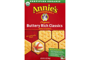 Annie's Homegrown Organic Buttery Rich Classics Baked Crackers