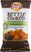 Lay's Kettle Cooked Potato Chips Applewood Smoked BBQ