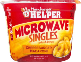 Hamburger Helper Microwave Singles Cheeseburger Macaroni