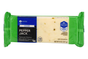 SE Grocers Chunk Pepper Jack Natural Cheese