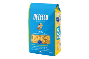 Изделия макаронные Farfalle De Cecco м/у 500г