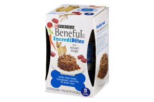 Purina Beneful IncrediBites Dog Food Beef, Tomatoes, Carrots & Wild Rice - 3 CT