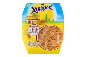 Изделия макаронные трубчатые Перья Хуторок м/у 800г