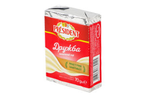 Сир плавлений 38% Дружба President м/у 70г