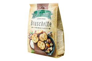 Брускети хлібні запечені Mushrooms&cream Maretti м/у 140г