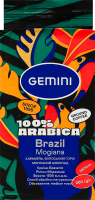Кава натуральна смажена мелена Brazil Mogiana Gemini в/ґ в/у 250г