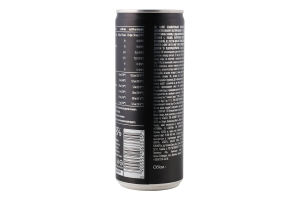 Напиток энергетический безалкогольный сильногазированный After alcohol King of the Night Black Energy ж/б 250мл