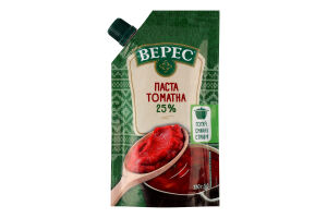 Паста томатна 25% пастеризована Верес 1с д/п 130г