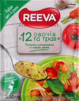 Приправа універсальна 12 овочів та трав Reeva м/у 60г