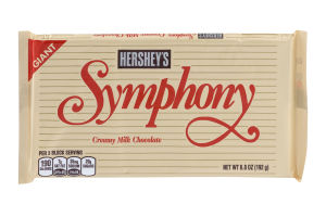 HERSHEY'S SYMPHONY Milk Chocolate Giant Bar, 6.8-Ounce Bars