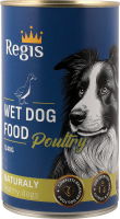 Корм д/дорослих собак з м"ясом птиці 1240г ж/б Регіс