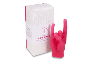 Свічка декоративна Candlehand You Rock рожева