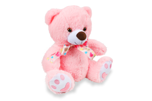 Іграшка м"яка Ведмедик 6/4 з бантом 30см Копиця