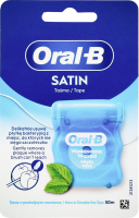 Нить зубная вощеная 50м Мята Флосс Satin Oral-B 1шт
