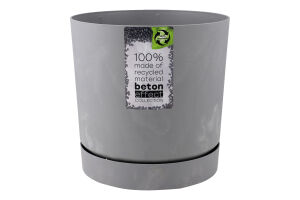 Горщик д/квітів PP Tubo 20 см бетон DPOP200E-422U И263 (Польща)