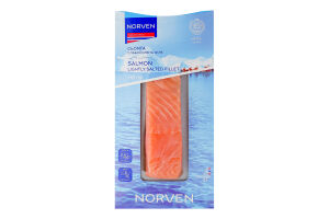 Семга филе-кусок Norven сл/с с/ш 1с в/у 180г