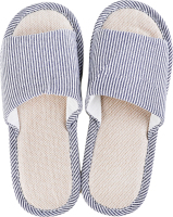 Тапки чоловічі Bartolini в смужку сіро-білі