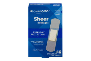 CareOne Bandages Sheer - 40 CT