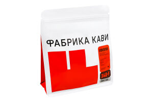 Кофе натуральный жареный в зернах Эфиопия Фабрика кави д/п 250г