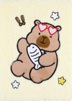 Блокнот ZiBi KidsLine Capybara16 А5 плюшевий 80арк