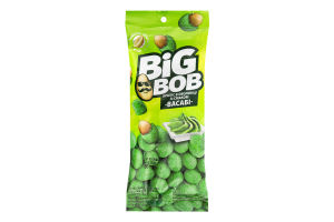 Арахіс смажений солоний в хрусткій оболонці зі смаком васабі Big Bob м/у 60г