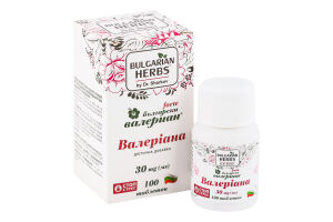 Добавка дієтич Bulgarian Herbs ВалерiанаФорте 30мг