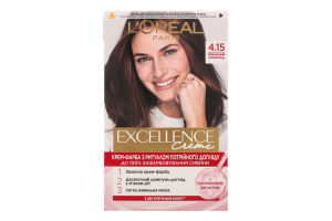 Крем-фарба д/волосся Екселенс Крем 4.15 морозний шоколад Лореаль