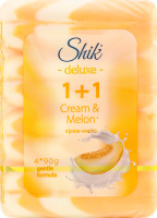 Крем-мыло туалетное Крем&Дыня 1+1 Deluxe Shik 4х90г